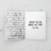 Golden Retriever Birthday Humor Kaart (Binnen)