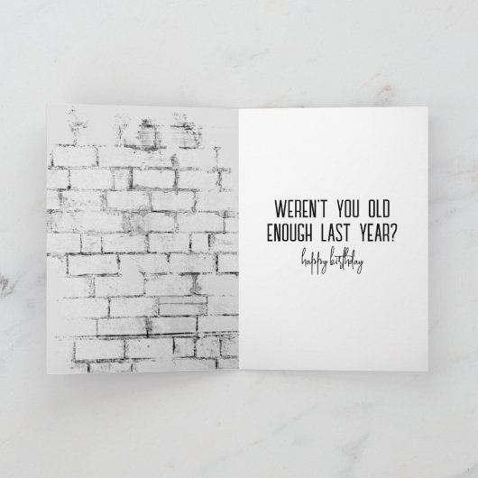 Golden Retriever Birthday Humor Kaart (Binnen)