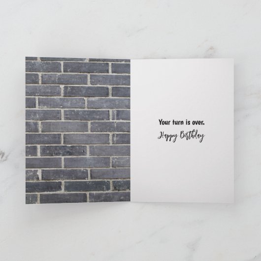 Golden Retriever Birthday Humor Kaart (Binnen)