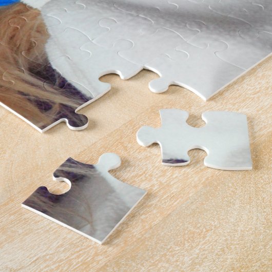 Golden Retriever Birthday Jigzaag Puzzle Legpuzzel (Zijkant)