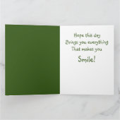 Golden Retriever Birthday Kaart (Binnen)