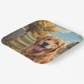Golden Retriever Birthday Papieren Bordje (Gebogen)
