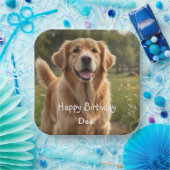 Golden Retriever Birthday Papieren Bordje (Feest)