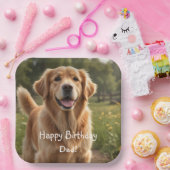 Golden Retriever Birthday Papieren Bordje (Feest)