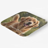 Golden Retriever Birthday Papieren Bordje (Gebogen)