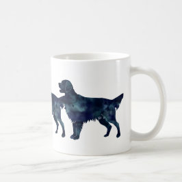 Golden Retriever Black Waterverf Silhouette Koffiemok