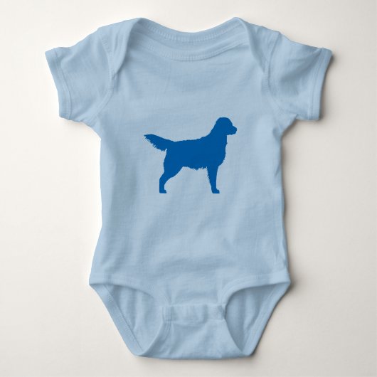 Golden Retriever (blauw) Romper (Voorkant)