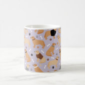 Golden Retriever Bones and Paws Coffee Mug Koffiemok (Center)