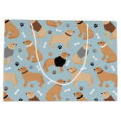 Golden Retriever Bones and Paws Groot Cadeauzakje (Achterkant)
