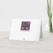 Golden Retriever Bookworm Kaart (Achterkant)