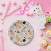 Golden Retriever-Botten en Bord pootpapier (Feest)