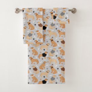 Golden Retriever Botten en paddoekset Bad Handdoek