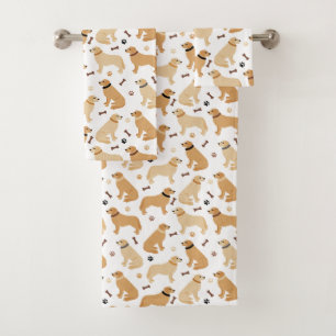 Golden Retriever Botten en paddoekset Bad Handdoek