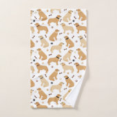 Golden Retriever Botten en paddoekset Bad Handdoek (Handdoek)