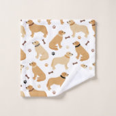 Golden Retriever Botten en paddoekset Bad Handdoek (Wasdoekje)