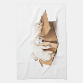 Golden Retriever Box of Fun Theedoek (Verticaal)