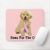 Golden Retriever Breast Cancer Mousepad Muismat (Met muis)