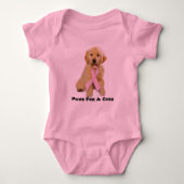Golden Retriever Breast Cancer Toddler T-Shirt (Voorkant)