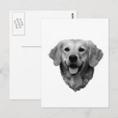 Golden Retriever Briefkaart (Voorkant / Achterkant)