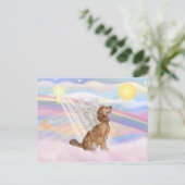 Golden Retriever Briefkaart (Staand voorkant)