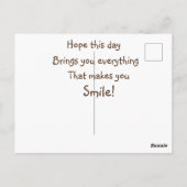 Golden Retriever Briefkaart (Achterkant)