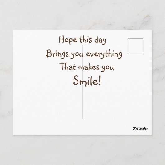 Golden Retriever Briefkaart (Achterkant)