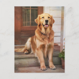 Golden Retriever Briefkaart