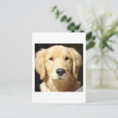 Golden Retriever Briefkaart (Staand voorkant)