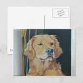 Golden Retriever Briefkaart (Voorkant / Achterkant)