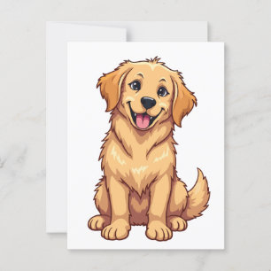Golden Retriever Briefkaart