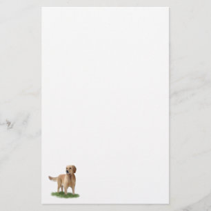 Golden Retriever Briefpapier