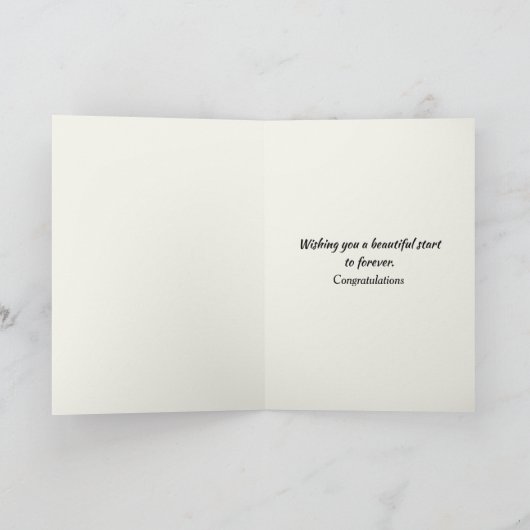 Golden Retriever bruid en bruidegom gefeliciteerd Kaart (Binnen)