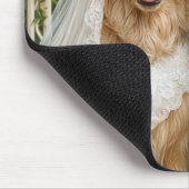 Golden Retriever Bruid en Bruidegom Muismat (Hoek)