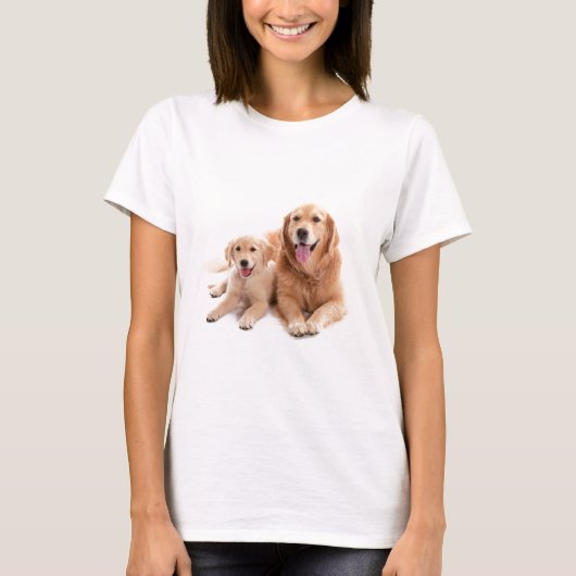 Golden Retriever Buddies T-shirt (Voorkant)