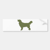 Golden Retriever Bumpersticker (Voorkant)