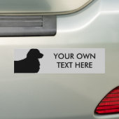Golden Retriever Bumpersticker (Op auto)