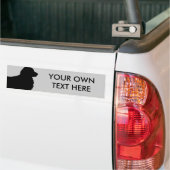 Golden Retriever Bumpersticker (Op Truck)