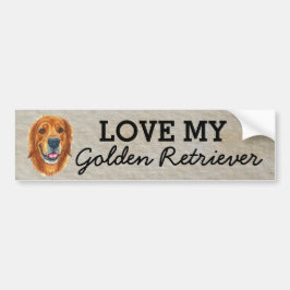 Golden Retriever Bumpersticker