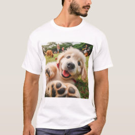 Golden retriever cachorro t-shirt