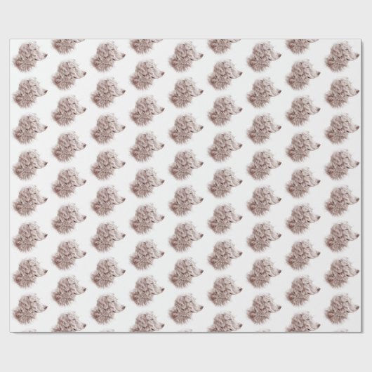 Golden Retriever Cadeaupapier (Vlak)