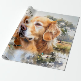 Golden Retriever Cadeaupapier