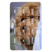 Golden Retriever Calendar 2023 Large Photo Magnet Magneet (Verticaal)