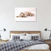 Golden Retriever Canvas Afdruk (Insitu (Slaapkamer))