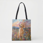 Golden Retriever - Canvas tas (Voorkant)