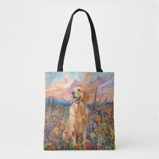 Golden Retriever - Canvas tas (Voorkant)