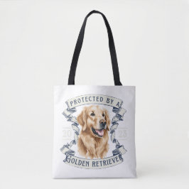 Golden Retriever Canvas tas
