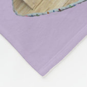 Golden Retriever Carousel Fleece Deken (Hoek)