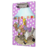 Golden Retriever Carousel Klembord (Links)