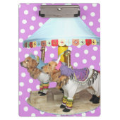 Golden Retriever Carousel Klembord (Voorkant)
