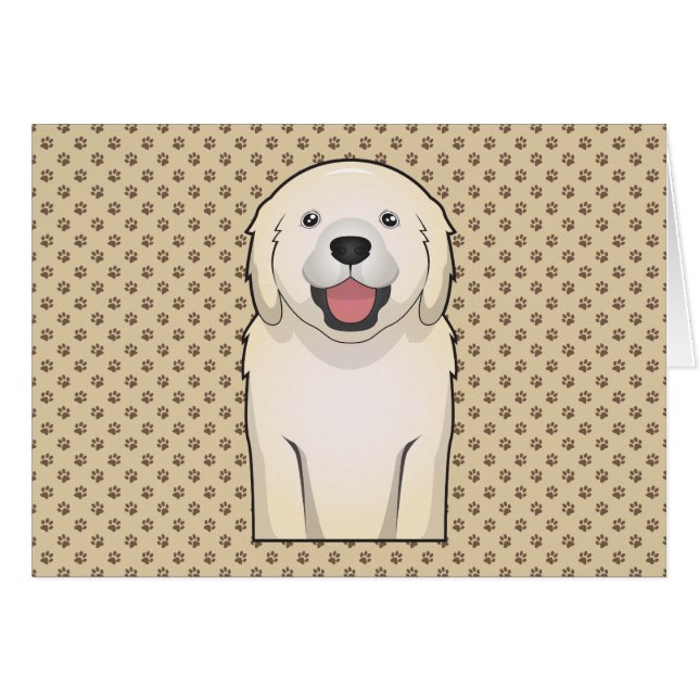 Golden Retriever Cartoon (Voorkant Horizontaal)